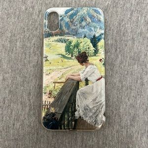 -iphone xr claude monet painting phone case
